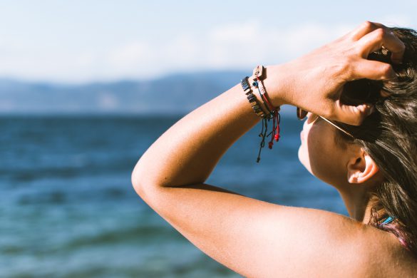 Woman with Lokai Bracelet