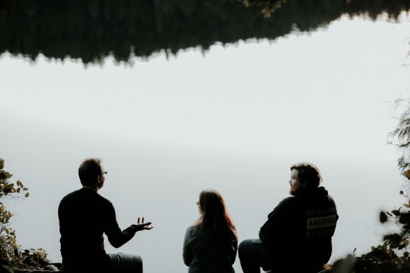 people talking