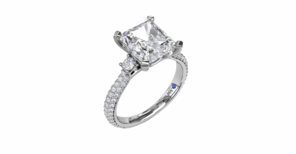 Rings with center or pavé stones