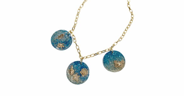 Resin charms and decorative components